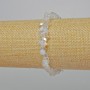 Moonstone Chip Bracelet, 7x4 mm, stretch, length 18 cm