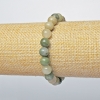Seraphinite Bracelet (faceted) smooth bead, diameter 8.5 mm + -, length 18 cm + - (stretch)