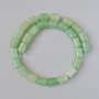 Jade Beads natural stone cylinder, diameter 10×14mm ±, length 38cm ± on thread
