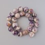 Amethyst Beads natural stone smooth round bead, diameter 16mm + -, length 40cm + - on thread