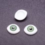 Furnishings "Live Eyes" pair green pupil, diameter 8mm 16×12mm packaged 20 pairs