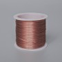 Fabrication Elastic Cord for Crafts Bobbin Cinnamon, length 30m+
