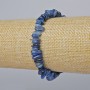 Bracelet Kyanite natural stone chip, diameter 7×3mm ±, length 18cm ± (stretch)