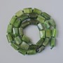Canadian Jadeite Beads natural stone cut, diameter 8×12mm±, length 41cm± on thread
