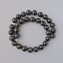 Tiger's Eye Beads Natural Stone Smooth Sphere, 12mm diameter ±, thread length 38cm ±