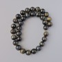Tiger's Eye Beads 12mm Natural Stone Smooth Sphere, diameter 12mm + -, length 38cm + - on thread