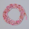 Tourmaline Beads natural stone faceted round, diameter 2mm±, length 39cm± on a strand