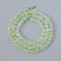Prehnite Beads Grenulated Cubes 4–5 mm, length 39 cm on a thread