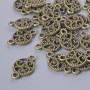 Pendant findings, diameter 17×10, 5 mm, hole diameter 1.9 mm, packaged 24 pcs ±, bronze metal color