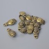 Finding: Buddha Hand Pendant, diameter 18x8, 5mm, hole diameter 2mm, packaging 13 pcs ±, bronze color metal