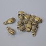 Finding: Buddha Hand Pendant, diameter 18x8, 5mm, hole diameter 2mm, packaging 13 pcs ±, bronze color metal