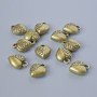Pendant hardware "Heart", diameter 12x9.5, hole diameter 1.7, packaged 12 pcs±, bronze metal color