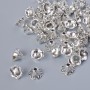 Finding tip, diameter 8x5 mm, hole diameter 1.7 mm, packaged 20 g ±, silver metal color ~57 pcs