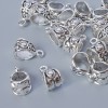 Pendants Base Jewelry Findings, diameter 8x7, 5mm, hole diameter 1.8mm, 7, 3x5, 7mm, length 13, packaging 24 pcs ±, silver metal color