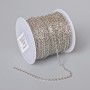 Jewelry Findings spool chain for jewelry, thickness 2.5 mm, length 18 m ±, stainless steel