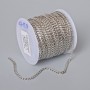 Jewelry findings spool chain for jewelry, 3mm thickness, 18m length ± stainless steel