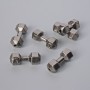 Pendants bead Handled weight 8x19,5 mm, 5mm+-, packaged 6 pcs +- dark-silver metal color