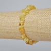 Yellow Opal Natural Stone Bead Bracelet, 6x3mm+-, 18cm length (stretch)