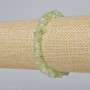 Bracelet Prehnite natural stone chip, diameter 6x3mm+, length 18cm+- (stretch)