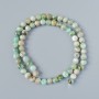 Crackle Chrysoprase Beads (artificial acrylic) smooth ball, diameter 6.5mm, length 40cm on thread