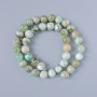 Gem Beads Chrysoprase Imitation (acrylic, singular) smooth ball, diameter 10mm±, length 40cm± on thread