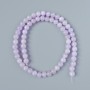 Kunzite Beads (plastic acrylic) smooth round bead, diameter 6.5mm, length 40cm on a monofilament