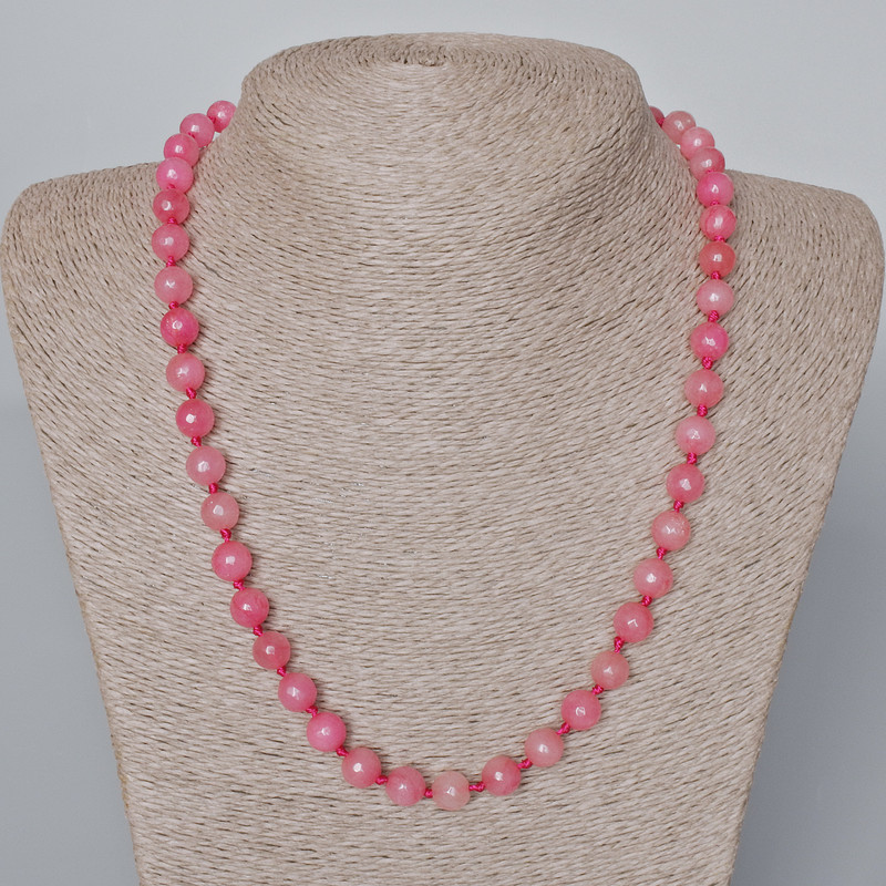 Tourmaline Beads (artificial) faceted ball, diameter 8mm+-, length 49-52cm+