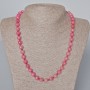 Tourmaline Beads (artificial) faceted ball, diameter 8mm+-, length 49-52cm+
