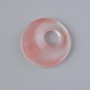 Donut (Ring) Pendant Tourmaline natural stone, diameter 18×5 mm ±, hole diameter 5 mm ±