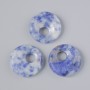 Donut Pendant (Bagel) Natural Sodalite Stone, diameter 18x5mm±, bore diameter 5mm±