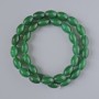 Chrysoprase Beads, Natural Stone Barilo, diameter 8×12 mm ±, length 39 in ± on thread