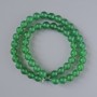 Chrysoprase Beads natural stone smooth ball, diameter 8mm±, length 38cm± on a fishing line