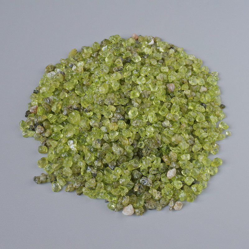 Chrysoprase Stone Chip Without Hole, Natural Stone, 4mm± diameter, packaged 100 g