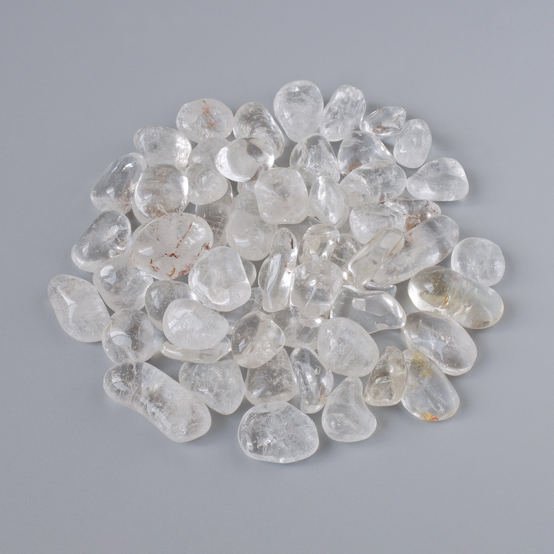 Natural Stone Mountain Crystal Tumbled 14×11 mm ± packaged 100 g