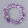 Lepidolite Beads, Natural Lepidolite Stone Faceted, diameter 9×10mm ±, thread length 39cm ±