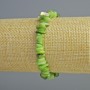 Bracelet tones Mother-of-Pearl Green Shards, diameter 7x2mm,+-, length 18cm+- (stretch)