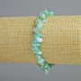 Toned Bracelet with Blue Mother-of-Pearl碎 fragments, diameter 7x2mm ±, length 18cm ± (stretch)