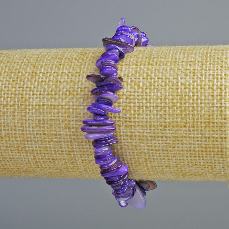 Bracelet-toned Purple Mother-of-Pearl Kristal碎?