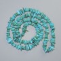 Colored Blue Pearl Beads 10x2mm Crystal, 80cm string