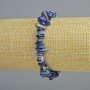 Lapis Lazuli Bracelet natural stone chip, 8x3mm+-, length 18cm+- (stretch)