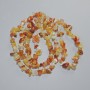 Carnelian natural stone nugget beads, diameter 9x4mm, length ~80cm on thread