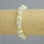 Bracelet Jadeite natural stone shard, diameter 10x3mm±, length 18cm± (stretch)