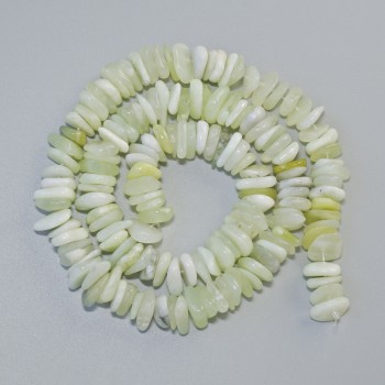 Onyx Beads Natural Stone Chip, diameter 10x3mm+-, length 40cm+- on a thread