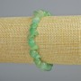 Bracelet Natural Jade Nugget Bead Bracelet, 8x4mm diameter, length 18cm (stretch)