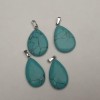 Turquoise Pendant (loose) Drop 28x15.5, 5mm +