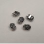 Bead Findings "Hedgehog", diameter 12.5×9.5 mm, hole 4.5 mm, packaging 20 g, 9 pcs