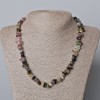 Natural Tourmaline Chip Necklace, Approx. 9x3 mm, 45-48+ cm