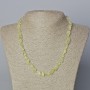 Citrine Quartz Bead Necklace made of Natural Stone, faceted stones, diameter 6x7mm, length 45-47 cm