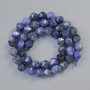Sodalite Beads Natural Stone Multifaceted 7×8mm, 36cm String