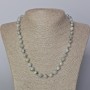 Necklace of Labradorite natural stone Faceted bead, diameter 8mm±, length 45-51cm±